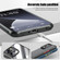 iPhone 15 Pro Max iPAKY Dawn Series Transparent PC+TPU Phone Case - Blue iPhone 15 Pro Max iPAKY Dawn Series Transparent PC+TPU Phone Case - Blue