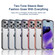 iPhone 15 Pro Max iPAKY MT Series Transparent PC+TPU Phone Case - Purple