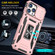 iPhone 15 Pro Max Armor PC + TPU Camera Shield Phone Case - Rose Gold iPhone 15 Pro Max Armor PC + TPU Camera Shield Phone Case - Rose Gold
