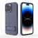 iPhone 15 Pro Max Wavy Texture TPU Phone Case with Lens Film - Royal Blue