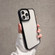 iPhone 15 Pro Max Macaron High Transparent PC Phone Case - Black