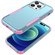 iPhone 15 Pro Max Commuter Shockproof TPU + PC Phone Case - Grey Green+Pink