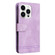 iPhone 15 Pro Max Skin Feel Life Tree Leather Phone Case - Purple
