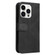 iPhone 15 Pro Max Skin Feel Life Tree Leather Phone Case - Black