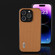 iPhone 15 Pro Max ABEEL Carbon Fiber Texture Protective Phone Case - Light Brown