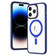 iPhone 15 Pro Max MagSafe Magnetic Invisible Holder Phone Case - Navy Blue