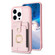 iPhone 15 Pro Max BF27 Metal Ring Card Bag Holder Phone Case - Pink