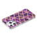 Electroplating Soft TPU Phone Case iPhone 15 Pro Max - Purple Rhombus