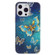 Electroplating Soft TPU Phone Case iPhone 15 Pro Max - Butterflies