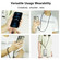 iPhone 15 Pro Max Lanyard Honeycomb Phone Case - White