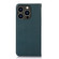 iPhone 15 Pro Max KHAZNEH Nappa Top Layer Cowhide Leather Phone Case - Green