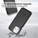 iPhone 15 Pro Max Leather Texture Full Coverage Phone Case - Black