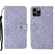 iPhone 15 Pro Max Ethnic Style Embossed Pattern Leather Phone Case - Purple