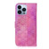 iPhone 15 Pro Max Colorful Magnetic Buckle Leather Phone Case - Pink