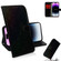 iPhone 15 Pro Max Colorful Magnetic Buckle Leather Phone Case - Black