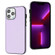 iPhone 15 Pro Max Leather Texture Full Coverage Phone Case - Purple