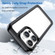 iPhone 15 Pro Max Colorful Series Acrylic + TPU Phone Case - Black