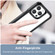 iPhone 15 Pro Max Colorful Series Acrylic + TPU Phone Case - Black