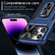 iPhone 15 Pro Max Camshield Robot TPU Hybrid PC Phone Case - Blue