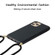 iPhone 15 Pro Max Wheat Straw Material + TPU Phone Case with Lanyard - Black