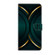 iPhone 15 Pro Max Crystal 3D Shockproof Protective Leather Phone Case - Gold Outline
