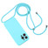 iPhone 15 Pro Max Crossbody Lanyard Liquid Silicone Case - Ice Blue