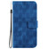 iPhone 15 Pro Double 8-shaped Embossed Leather Phone Case - Blue