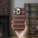 iPhone 15 Pro Textile Texture Matte Ultra-thin Phone Case - Red