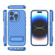 iPhone 15 Pro Wavy Texture TPU Phone Case with Lens Film - Blue