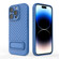 iPhone 15 Pro Wavy Texture TPU Phone Case with Lens Film - Blue