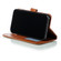 iPhone 15 Pro Feather Pattern Litchi Texture Leather Phone Case - Brown