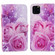 iPhone 15 Pro Painted Pattern Horizontal Flip Leather Phone Case - Rose