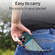 iPhone 15 Pro Denim Texture Leather Skin Phone Case with Card Slot - Green