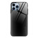 iPhone 15 Pro Texture Gradient Glass TPU Phone Case - Black