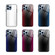 iPhone 15 Pro Texture Gradient Glass TPU Phone Case - Blue