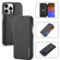 LC.IMEEKE Hon Ancient Series Flip Leather Phone Case iPhone 15 Pro - Black