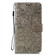 iPhone 15 Pro Lace Flower Embossing Flip Leather Phone Case - Grey