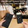iPhone 15 Pro Sliding Camshield TPU+PC Phone Case with Card Slot - Rose Gold