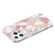 Electroplating Soft TPU Phone Case iPhone 15 Pro - Pink White Rhombus