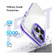 iPhone 15 Pro Two-color TPU Transparent PC Shockproof Phone Case - Blue