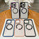 iPhone 15 Pro Plating Magsafe TPU + Acrylic Phone Case - Pink