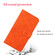 iPhone 15 Pro Ethnic Style Embossed Pattern Leather Phone Case - Orange