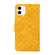 iPhone 15 Pro Ethnic Style Embossed Pattern Leather Phone Case - Yellow
