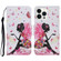iPhone 15 Pro 3D Colored Drawing Flip Leather Phone Case - Dance Girl