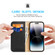 iPhone 15 Pro DUX DUCIS Hivo Series Cowhide + PU + TPU Flip Phone Case - Black