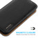 iPhone 15 Pro DUX DUCIS Hivo Series Cowhide + PU + TPU Flip Phone Case - Black