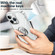 iPhone 15 Pro Ring Holder TPU Phone Case - Transparent