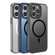 iPhone 15 Pro Magsafe Magnetic Frosted Skin Feel Phone Case - Blue