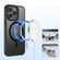 iPhone 15 Pro Magsafe Magnetic Frosted Skin Feel Phone Case - Blue