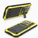 iPhone 15 Pro R-JUST Shockproof Life Waterproof Dust-proof Metal + Silicone Phone Case with Holder - Yellow